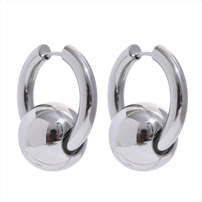 Round Ball Earrings