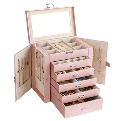 6 Tier Jewelry Box Organizer