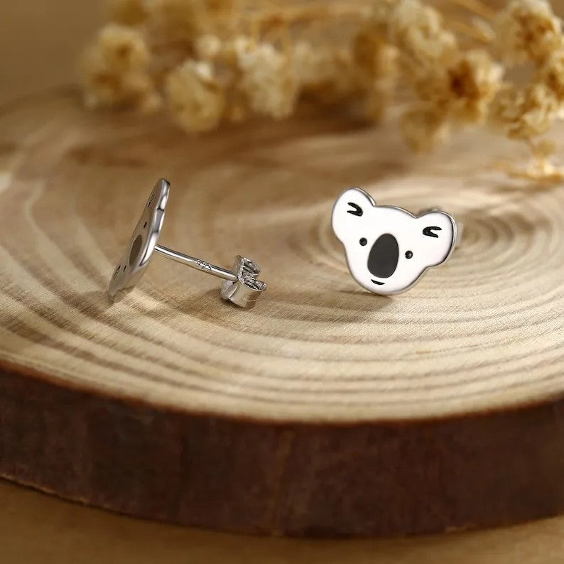 Koala Bear Stud Earrings