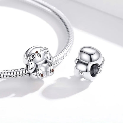 Covered Eyes Sloth Charm
