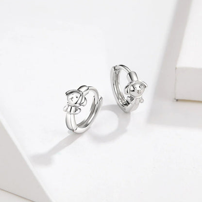Puppy Hoop Earrings