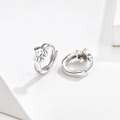 Puppy Hoop Earrings