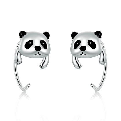 Pink Ear French Bulldog Stud Earrings