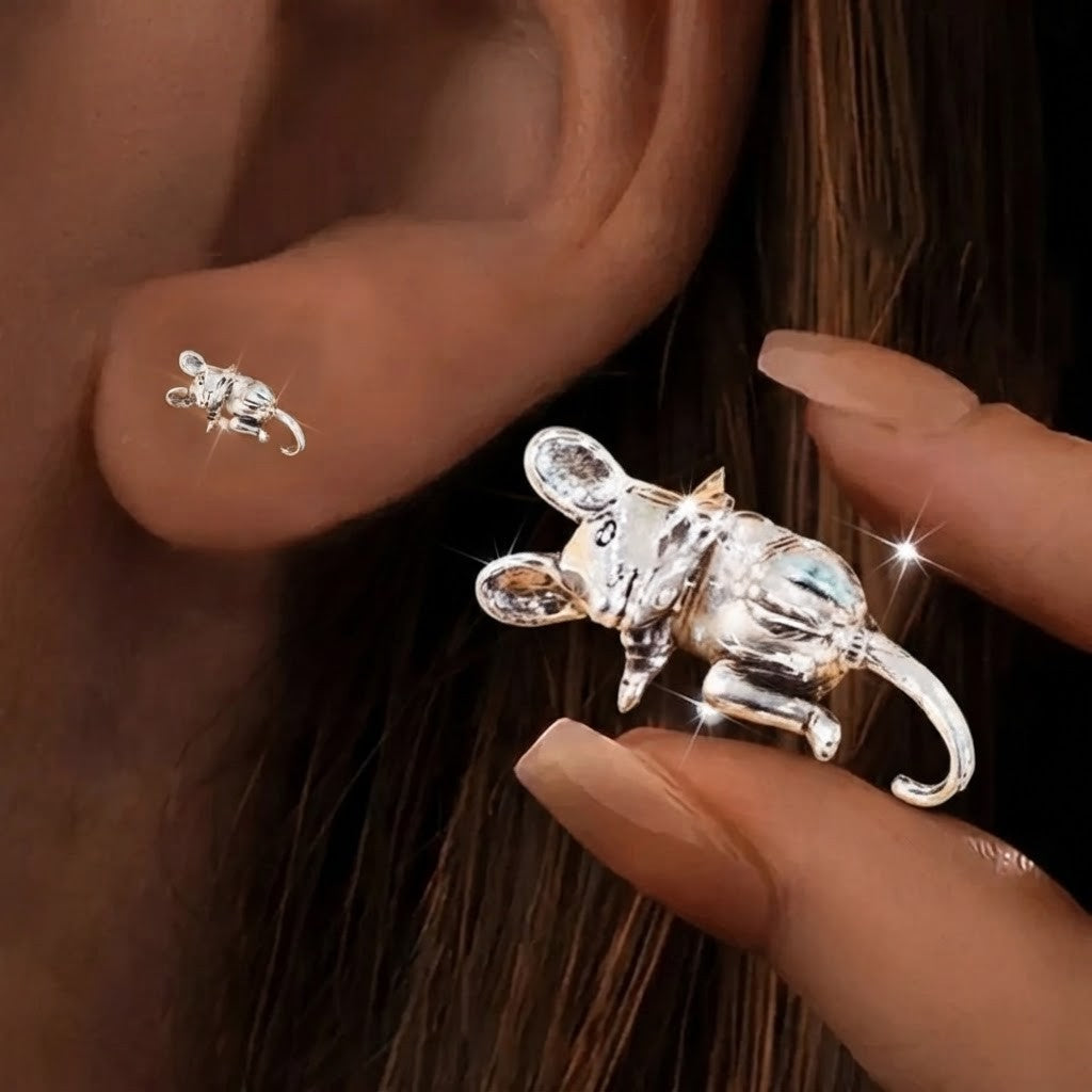 Mouse Drop Earring