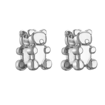 Bear Huggie Earrings