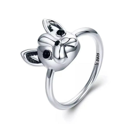 Bulldog Ring & Earring Set