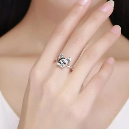 Bulldog Ring & Earring Set