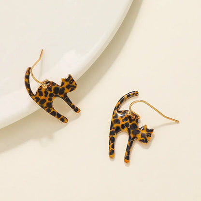 Leopard Cat Earrings
