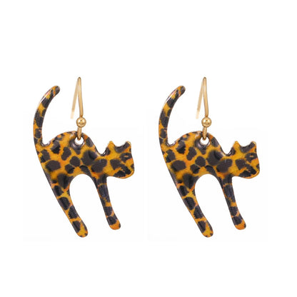 Leopard Cat Earrings