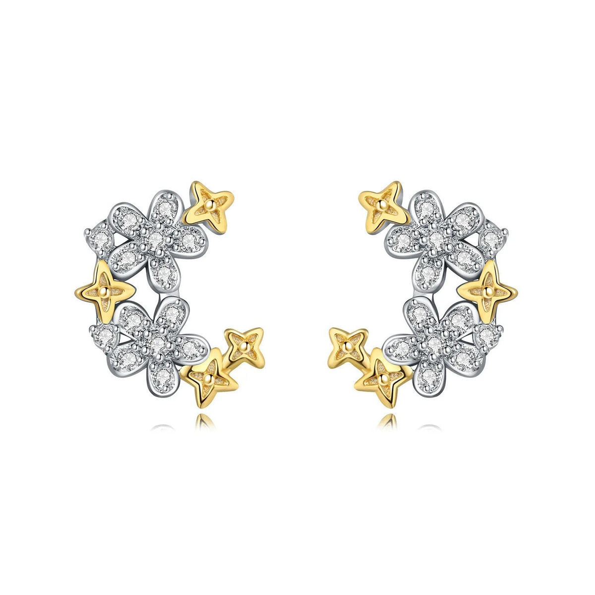 Assorted Charm Hoop Earrings Set