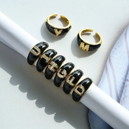 Enamel Initial Ring