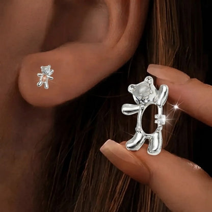 Bear Clip-on Earrings