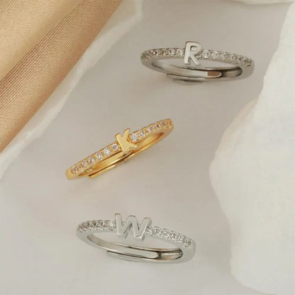 Zircon Initial Open Ring