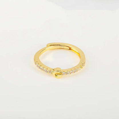 Zircon Initial Open Ring