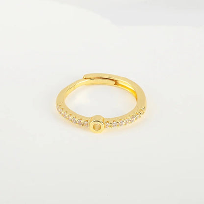 Zircon Initial Open Ring