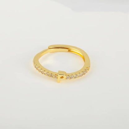 Zircon Initial Open Ring
