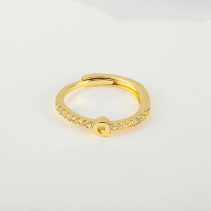 Zircon Initial Open Ring