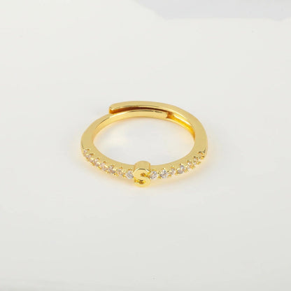 Zircon Initial Open Ring