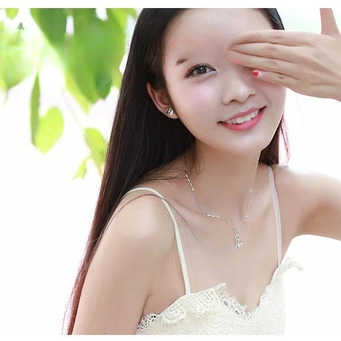 Cat Face Stud Earrings