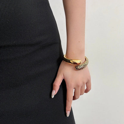 Leopard Cuff Bracelet
