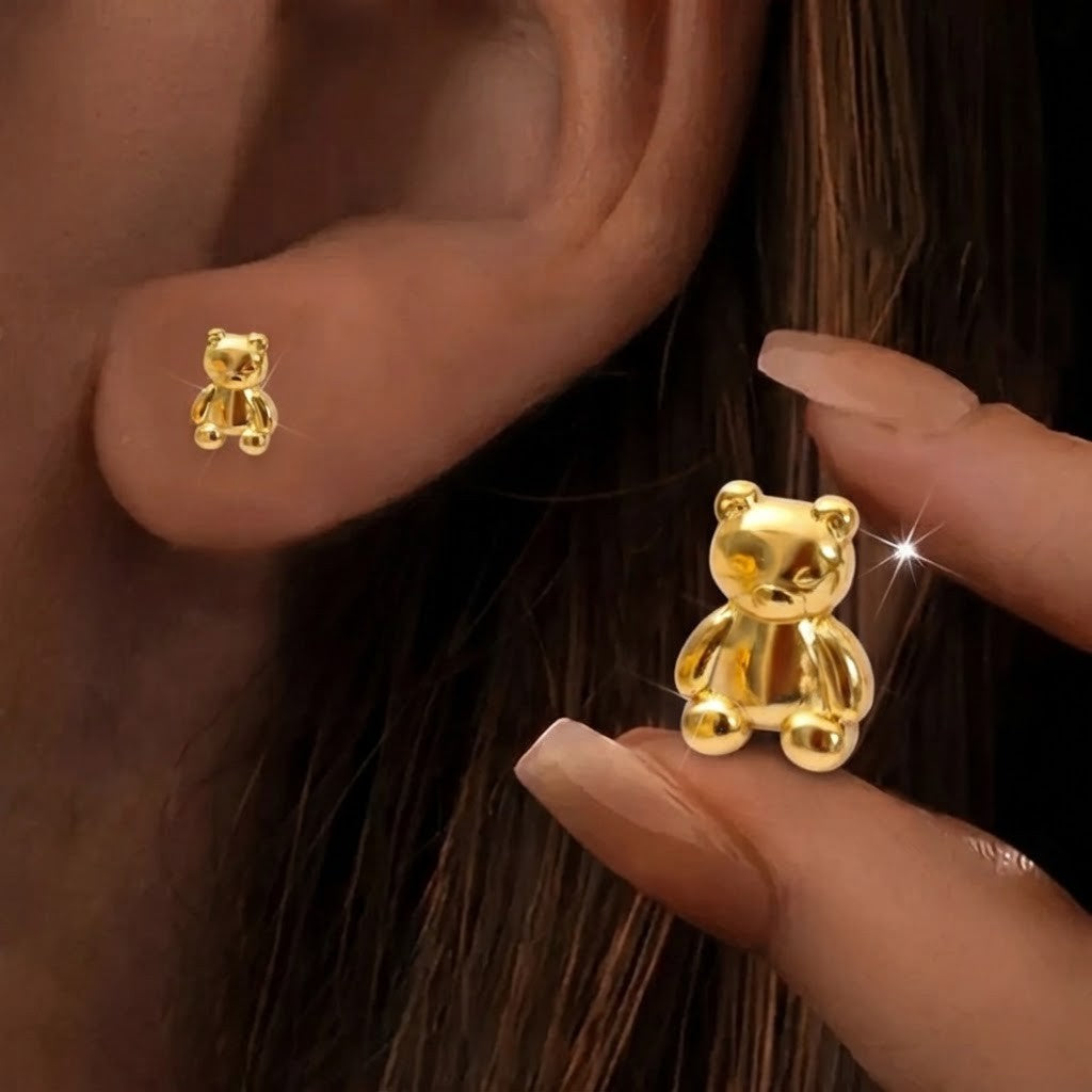 Little Bear Stud Earrings