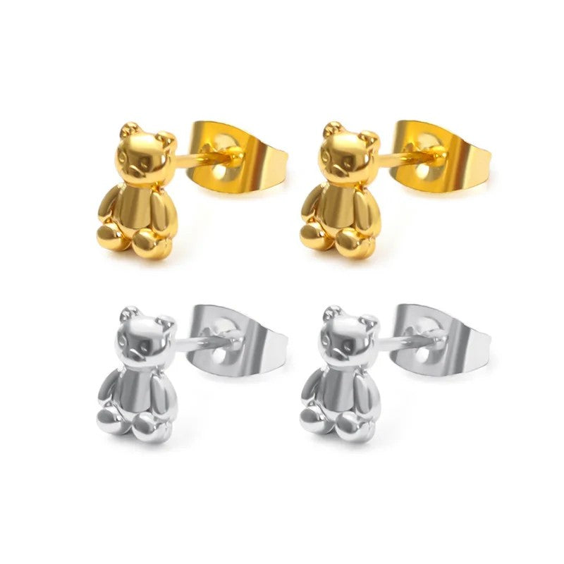 Little Bear Stud Earrings