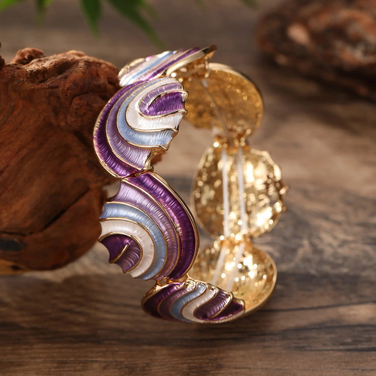 Colorful Shell Bangle