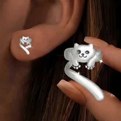 Cat Wrap Earring