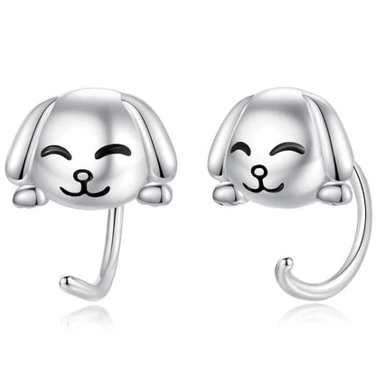 Smiling Puppy Ear Cuff