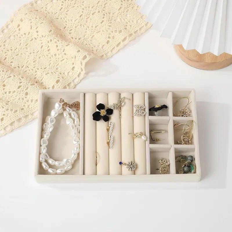 Stackable Velvet Jewelry Organizer