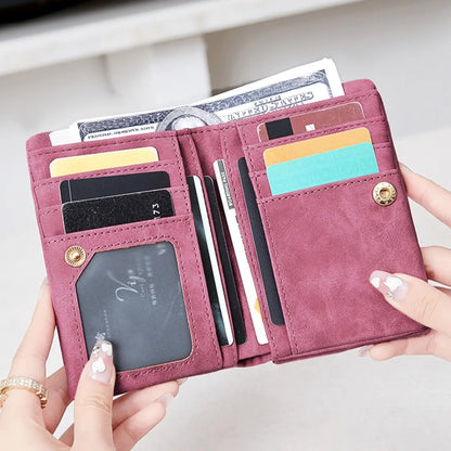 Suede Wristlet Wallet