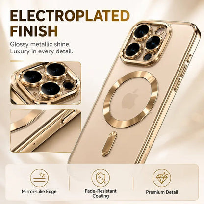 Gold-Tone Magnetic Phone Case