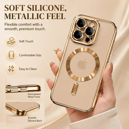 Gold-Tone Magnetic Phone Case
