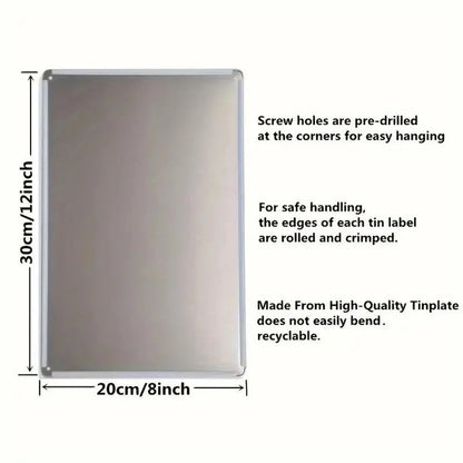 Floral Growth Metal Sign