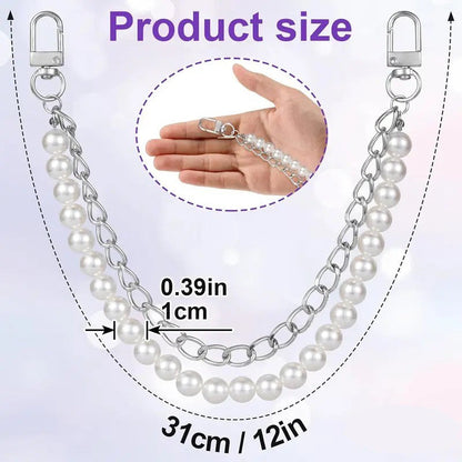 Pearl Chain Purse Strap