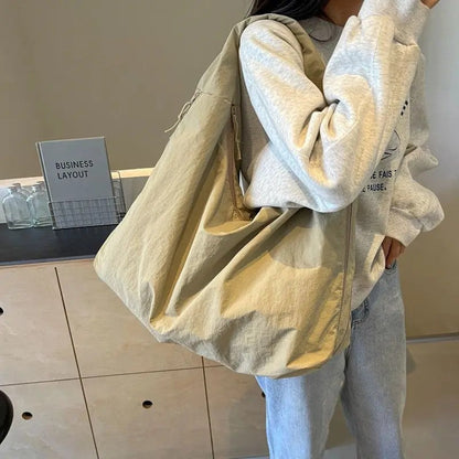 Brown Slouchy Tote Bag