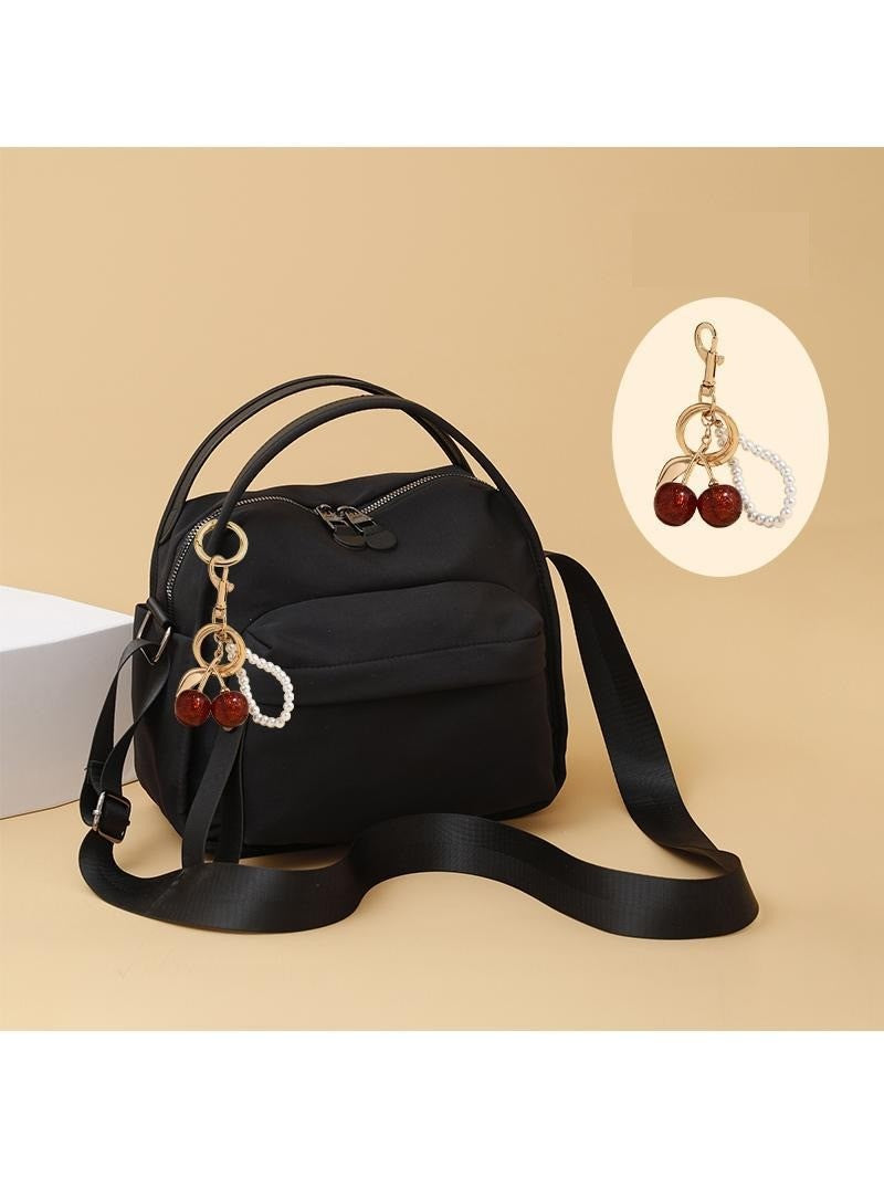 Brown Canvas Satchel Bag