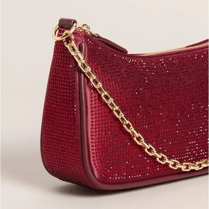 Rhinestone Chain Shoulder Bag
