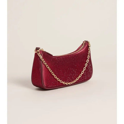 Rhinestone Chain Shoulder Bag