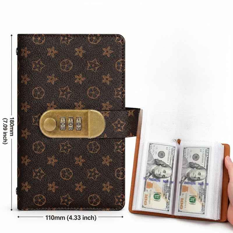 Geometric Pattern Lock Wallet