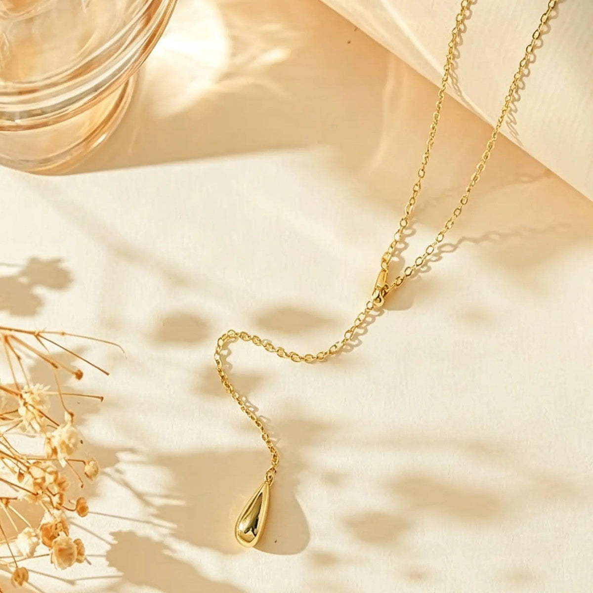 Teardrop Y-Necklace