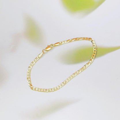 Flat Cuban Link Bracelet