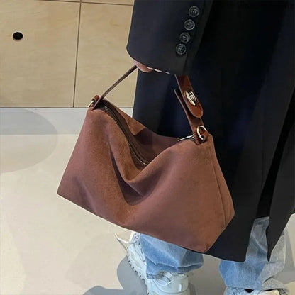 Suede Shoulder Bag