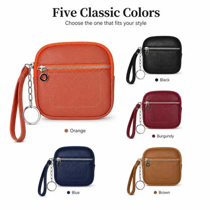Pebbled Zip Wristlet
