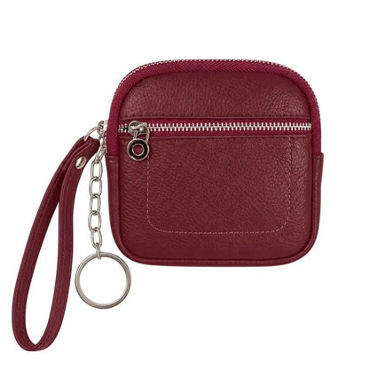 Pebbled Zip Wristlet