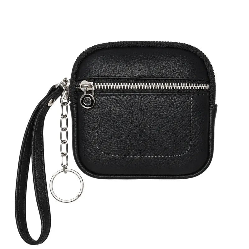 Pebbled Zip Wristlet