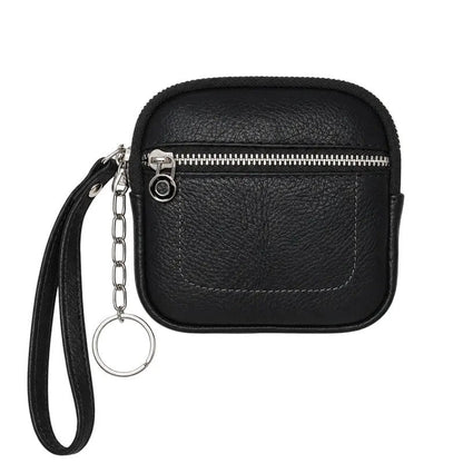 Pebbled Zip Wristlet