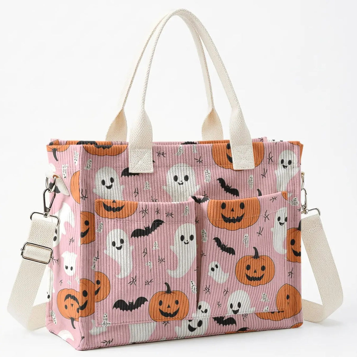 Ghost & Pumpkin Tote Bag