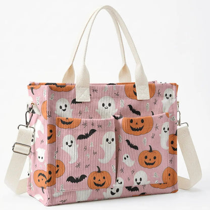 Ghost & Pumpkin Tote Bag