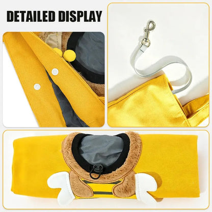 Plush Dinosaur Pet Tote Bag